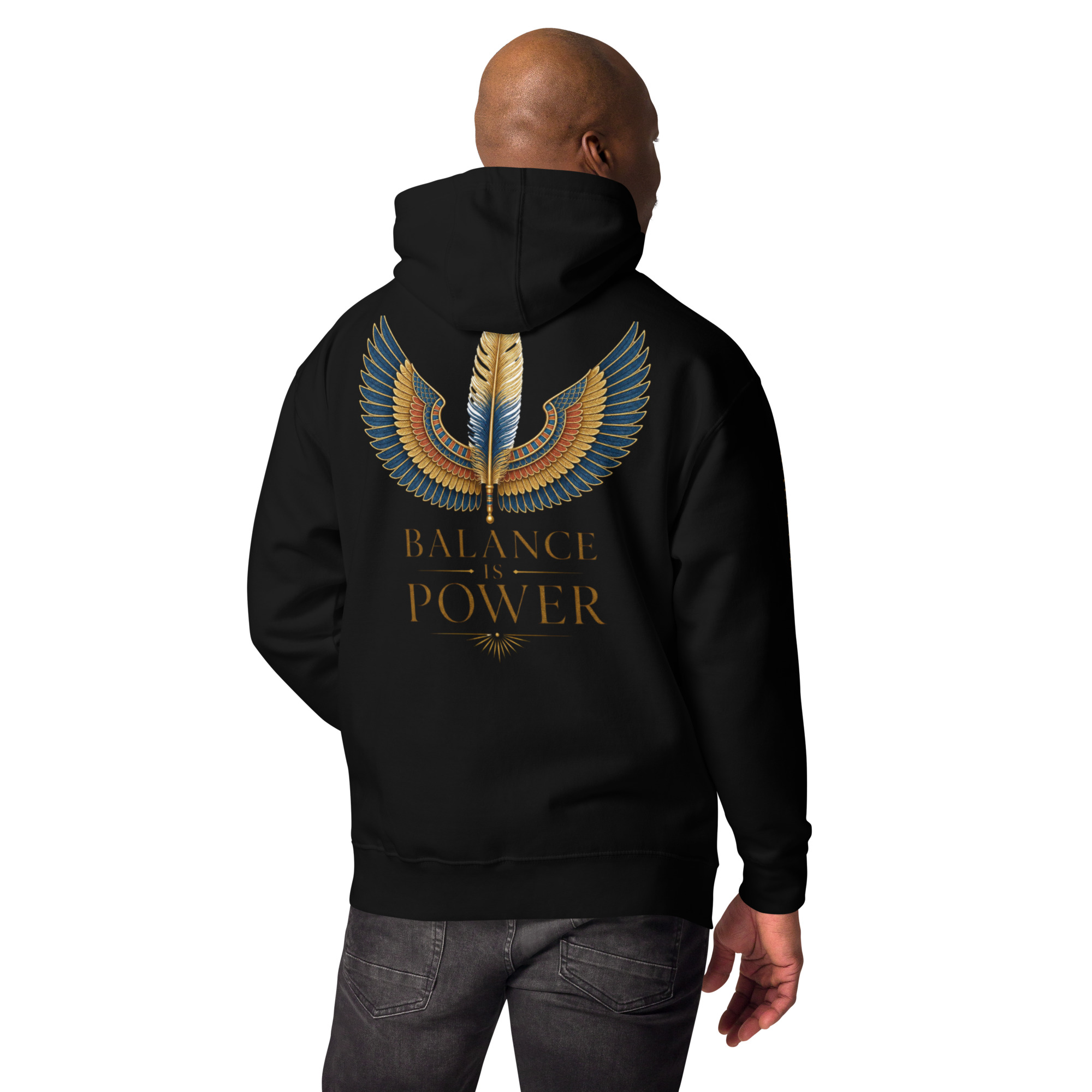 unisex-premium-pullover-hoodie-black-back-6a695cee9f45f.jpg Balance is Power Heritage Hoodie