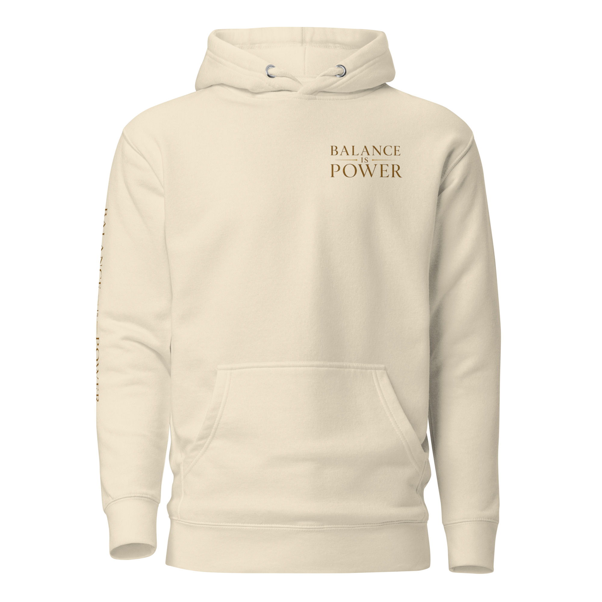 unisex-premium-pullover-hoodie-bone-front-6a695cee9d105.jpg Balance is Power Heritage Hoodie - Image 17