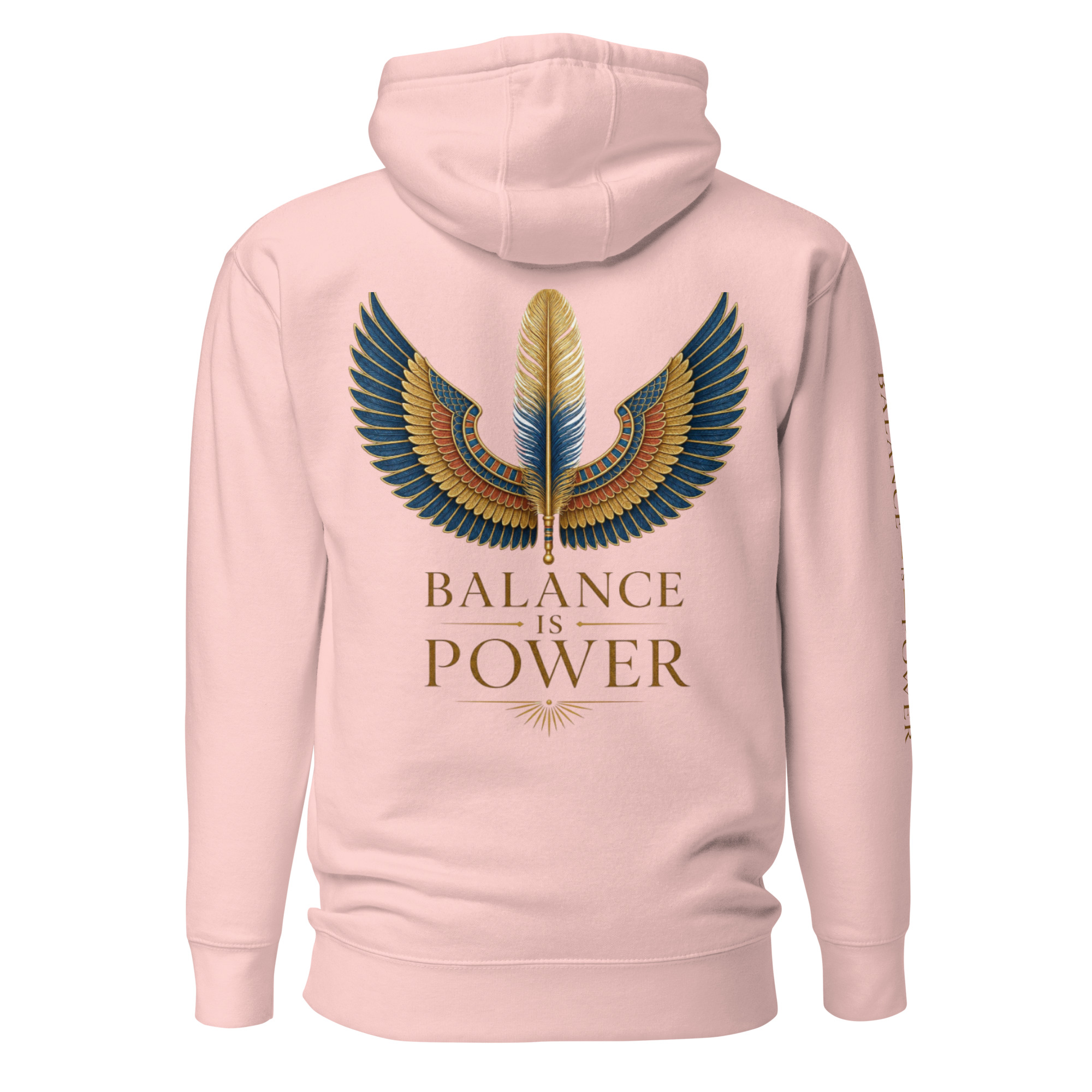unisex-premium-pullover-hoodie-light-pink-back-6a695cee9de50.jpg Balance is Power Heritage Hoodie - Image 16